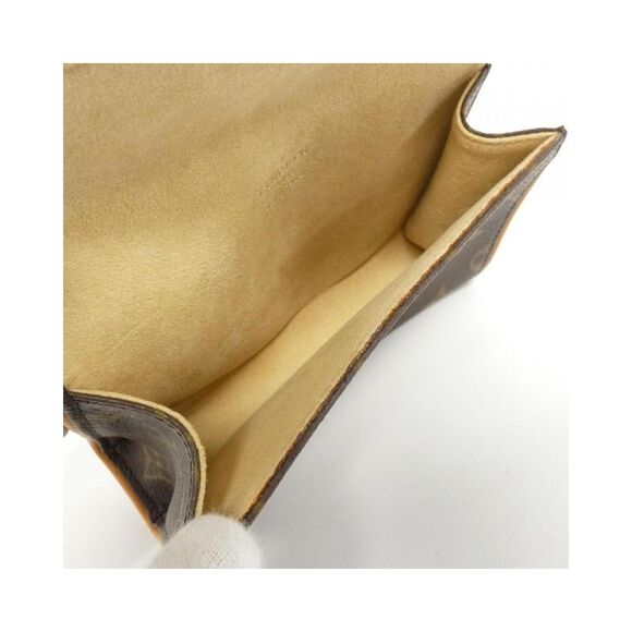 Pre Loved Louis Vuitton Pochette Monogram Canvas Clutch Unisex Brown Clutch Bags - Picture 7 of 8